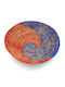 Fruit Bowl Wicker Red 31cm