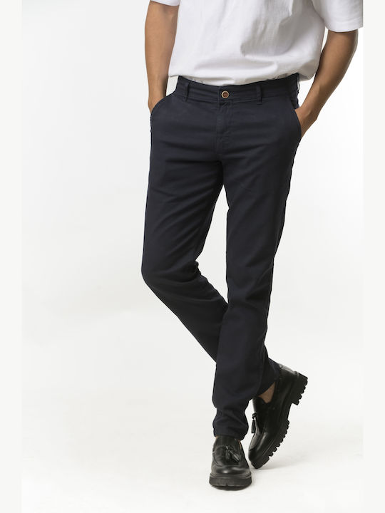 Pantaloni Chino Elastic Marina