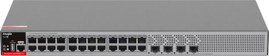 Ruijie RG-S2915-24GT4MS-P-L Управление на L2 PoE Switch с 24 Портове Гигабитови (1Gbps) Ethernet и 4 SFP Портове