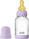 Bibs Glass Baby Bottle Anti-Colic with Rubber Teat for 0+ Months 120ml