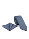 Legend Accessories Herren Krawatten Set Gedruckt in Blau Farbe