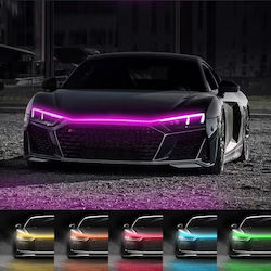 LED лента за преден капак 12V 180см дължина Многоцветна светлина RGB