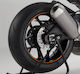 Puig Dekorativer Radaufkleber Premium Orange 8431t