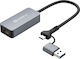 Sandberg Μετατροπέας USB-A / USB-C male σε Ethernet female 1τμχ (136-68)