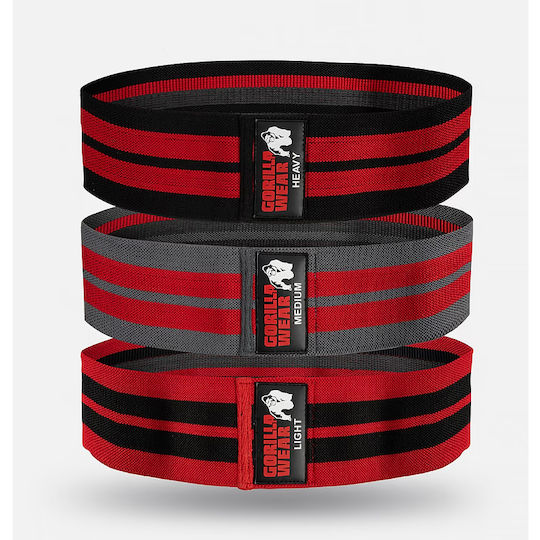 Gorilla Wear Гума за фитнес Мини лента Черна