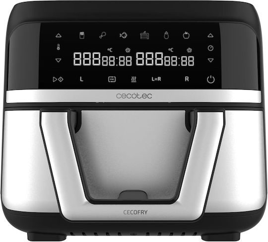 Cecotec Cec-100149 Air Fryer with Double Detachable Bucket 9lt Silver