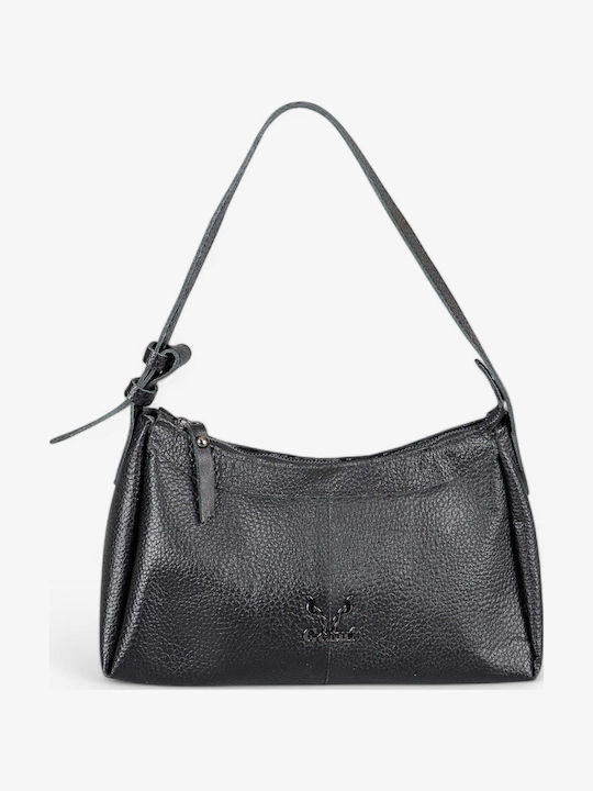 Genui Leather Δερμάτινη Γυναικεία Τσάντα Ώμου Μ...