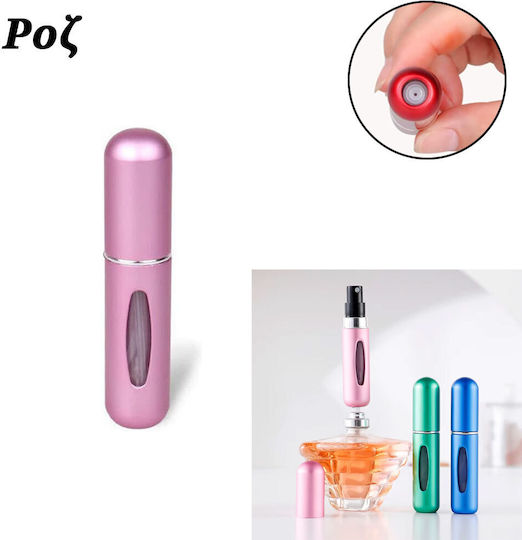 Μπουκαλάκι Άρωμα Δοχείο Ταξιδιού Σπρέι 5ml 84034-pm Ροζ Ματ