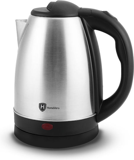 HomeVero Βραστήρας 1.7lt 1500W Ασημί