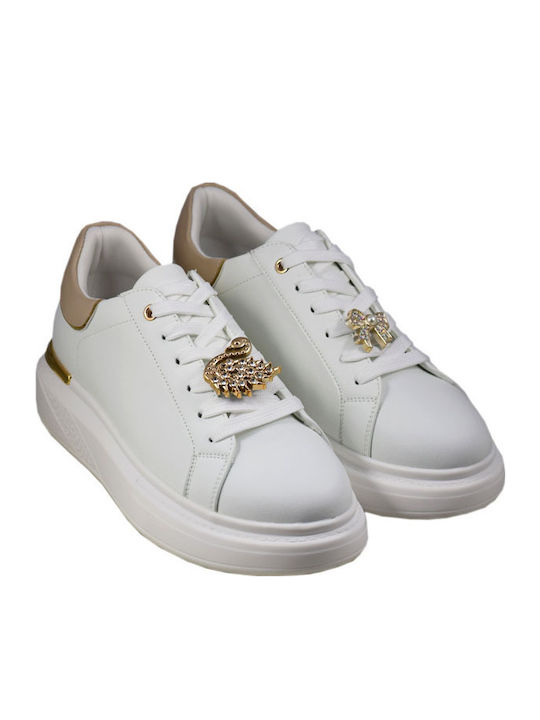 Damen Anatomisch Sneakers Weiß