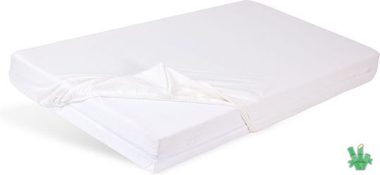 Matex Baby Sheet Crib Flannel Fitted White 60x120cm