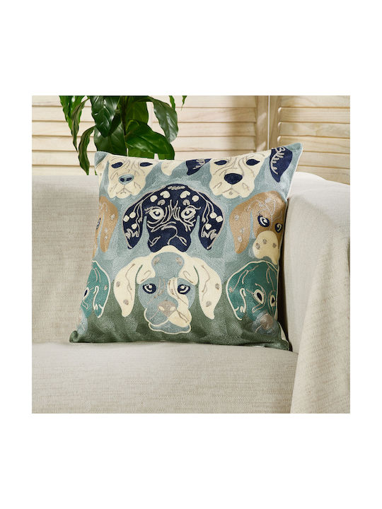 Whitegg Decorative Pillow Case D0322 Made of 100% Cotton White Egg 45x45cm