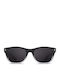 Smooder Unisex Sonnenbrille mit Schwarz Kunststoff Gestell und Schwarz Linse