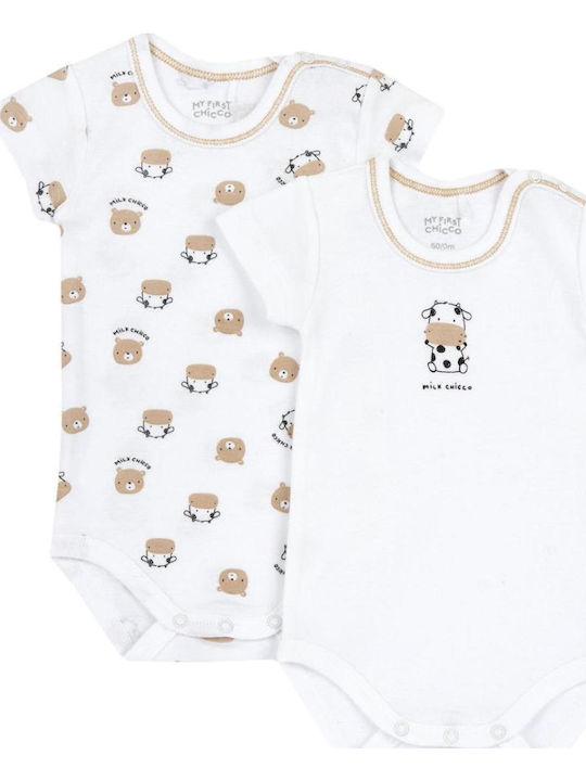 Chicco Set Baby-Strampler Weiß