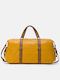 Herling Research Sack Voyage Yellow made of Artificial Leather