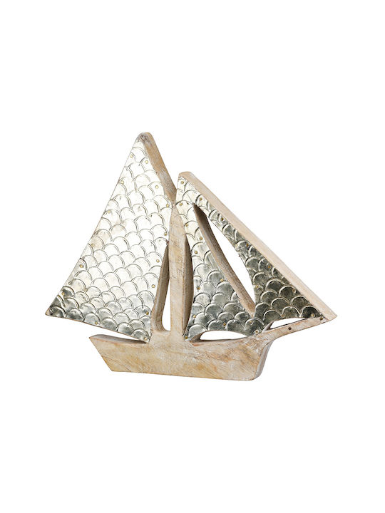 ArteLibre Διακοσμητικό Χώρου από Ξύλο 25x3x20cm