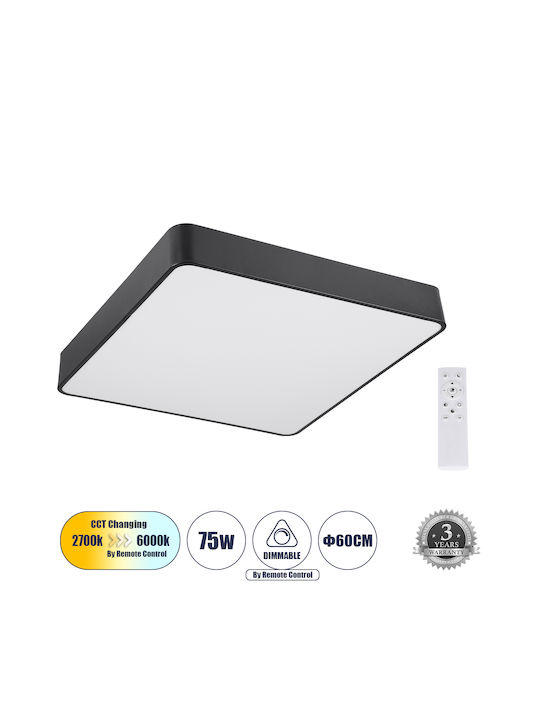 GloboStar Kamala Draußen LED Panel 75W mit Warm...