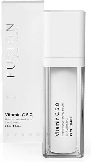 Fusion Meso Vitamin C 5.0 Serum Gesicht mit Vitamin C für Entgiftung & Strahlkraft 30ml