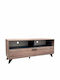 TV Stand Veronica Brown Truffa Anthracite M137.5xD40xH57.5cm