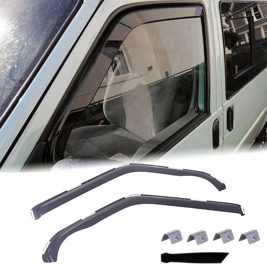 Set of Windbreakers Front Car for Volkswagen Transporter / T4 2pcs