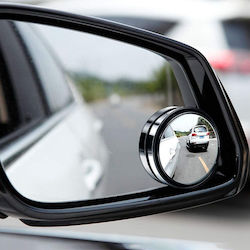 Set 2 Oglinzi Reglabile 360° pentru Unghi Mort Autoadezive Diametru 48 mm