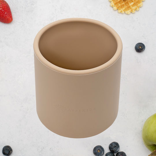 AppeKids Căniță pentru copii din Silicon Bej 180ml