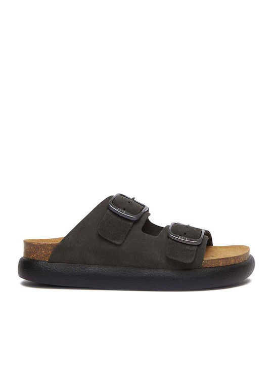 Scholl Noelle Women's Flat Sandals in Gray Color