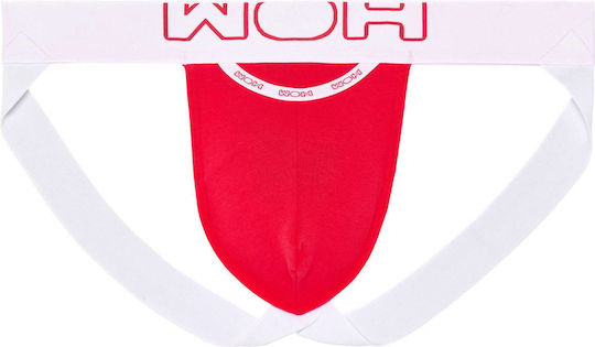 WOH Ανδρικό Εσώρουχο Jockstrap Κόκκινο