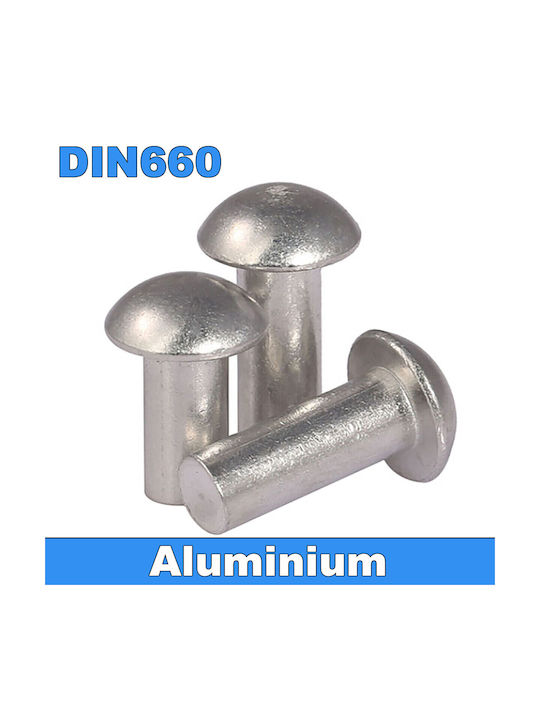 Nituri Aluminiu M3.5x10mm Șuruburi cu cap rotund Din660 100buc