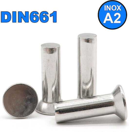 Inox Kiss Πριτσίνια Inox M3x8mm 100Stück
