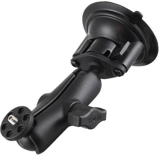 RAM Mount Twist-Lock Suction Suport Auto pentru Telefon Neagră