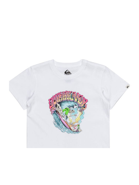 Quiksilver Kids' T-shirt White Times Up