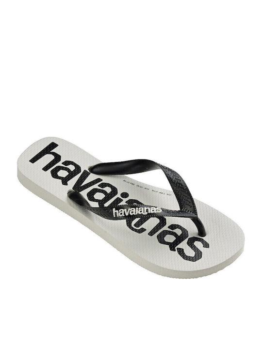 Top Logomania 2 Herren Flip Flops Weiße