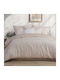 Nef-Nef Homeware Kiara Σετ Σεντόνια King Size 270x280εκ. Salmon (4τμχ)