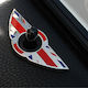 Car Flag Stickers 6.4 x 6.4cm for Car Door 2pcs