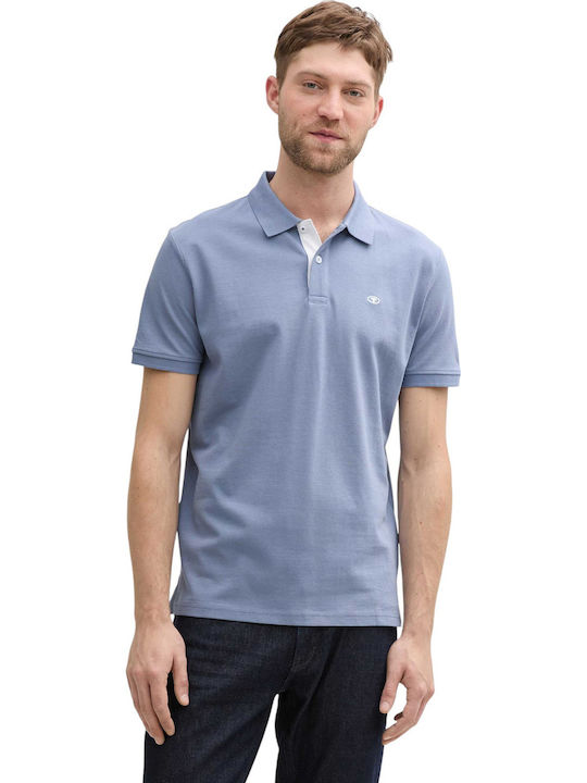 Tom Tailor Basic Polo Μπλούζα Κοντομάνικη Steel...