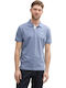 Basic Polo Μπλούζα Κοντομάνικη Steel Blue