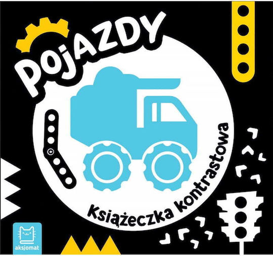 Kontrastowa Książeczka Harmonijka - Pojazdy, Aksjomat