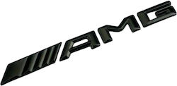 AMG Car Signal Stickers 20 x 20cm in Black Color 1pcs