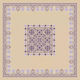 Stamped Embroidery Square "Floral Harmony" 100cm X 100cm 1pc