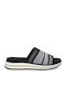 Leder Flache Sandalen für Damen Anatomisch Flatforms in Schwarz Farbe