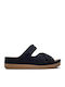 Flache Sandalen für Damen Flatforms in Schwarz Farbe