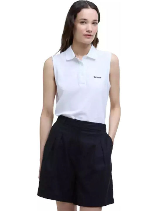 Barbour Polo White