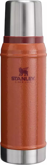 Stanley Classic Legendary Bottle Thermos Stainless Steel BPA Free 750ml Hammertone Clay with Cap-Cup