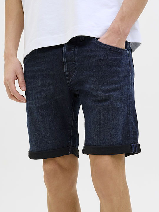 Jack & Jones Ανδρική Βερμούδα Dark Blue Denim