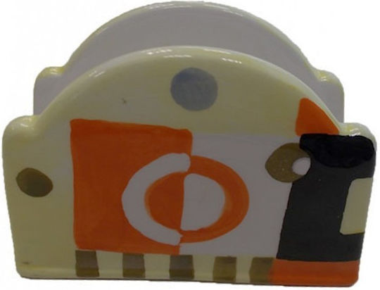 Galifas Ceramic Napkin Holder Beige 11.6x4.6x8.5cm GB-86725-2