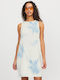 Summer Mini Dress Light Blue