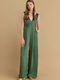 Women's Sleeveless One-piece Suit Green