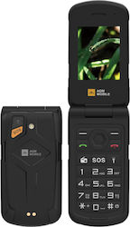 AGM M10 Dual SIM Κινητό με Μεγάλα Κουμπιά Μαύρο