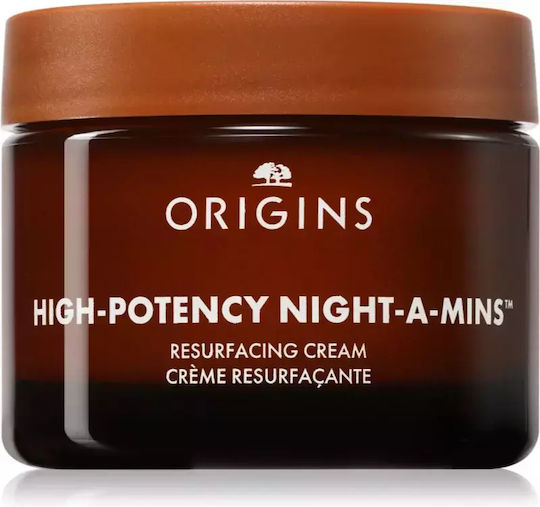 Origins High-potency Night-a-mins Ενυδατική & Συσφικτική Κρέμα Προσώπου Νυκτός κατά της Ακμής με AHA 50ml